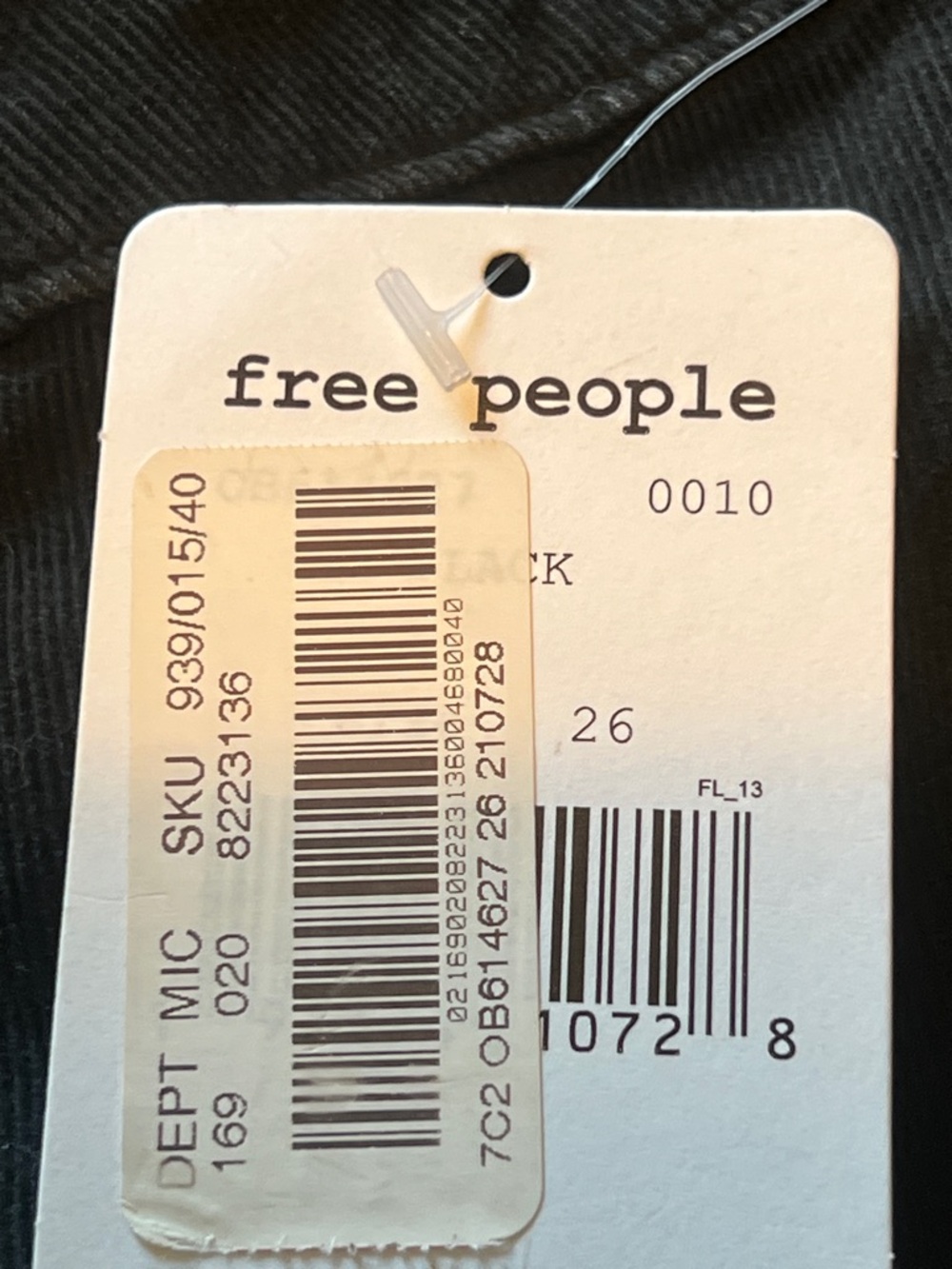 Free People Black Corduroy Flare Pants - Picture 9 of 13